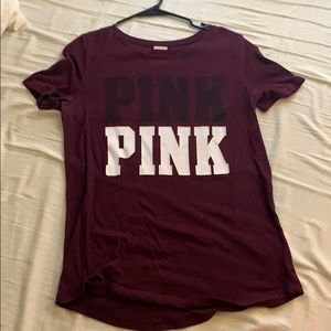 Vs pink short sleeve shirt